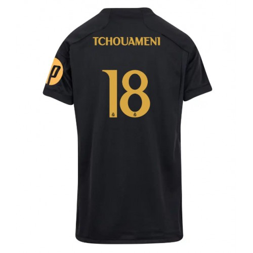 Real Madrid Aurelien Tchouameni #18 Rezervni Dres za Ženska 2023-24 Kratak Rukav